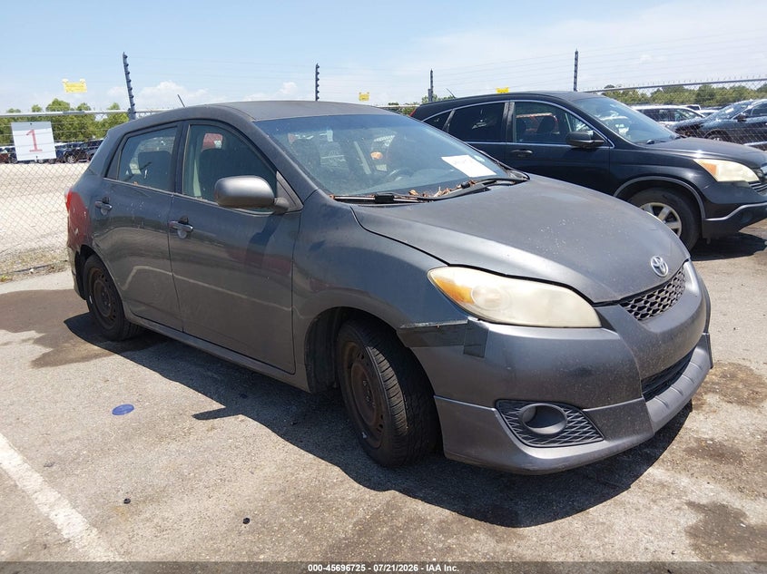 2009 Toyota Matrix VIN 2T1KE40E09C015680 IAAI salvage auction — NORMAL WEAR, Clear (Louisiana), sold $1,250 on 2026-08-08 (photo 1)