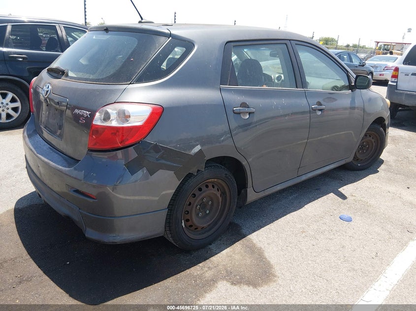 2009 Toyota Matrix VIN 2T1KE40E09C015680 IAAI salvage auction — NORMAL WEAR, Clear (Louisiana), sold $1,250 on 2026-08-08 (photo 4)