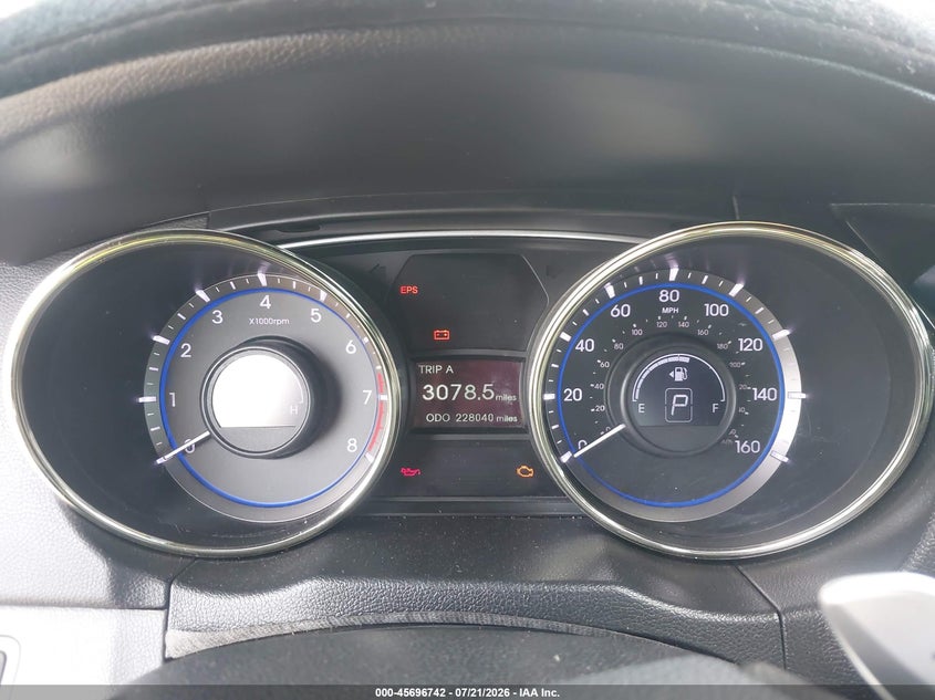 2012 Hyundai Sonata VIN 5NPEC4AB4CH483892 IAAI salvage auction — NORMAL WEAR, Clear - Dealer Only (California), sold $25 on 2026-07-28 (photo 7)