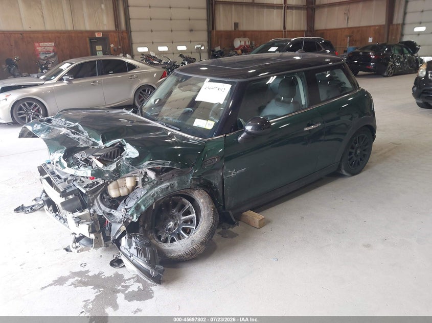 2015 Mini Hard top VIN WMWXP7C55F2A37858 IAAI salvage auction — FRONT END, Salvage Title, sold $400 on 2026-08-05 (photo 2)