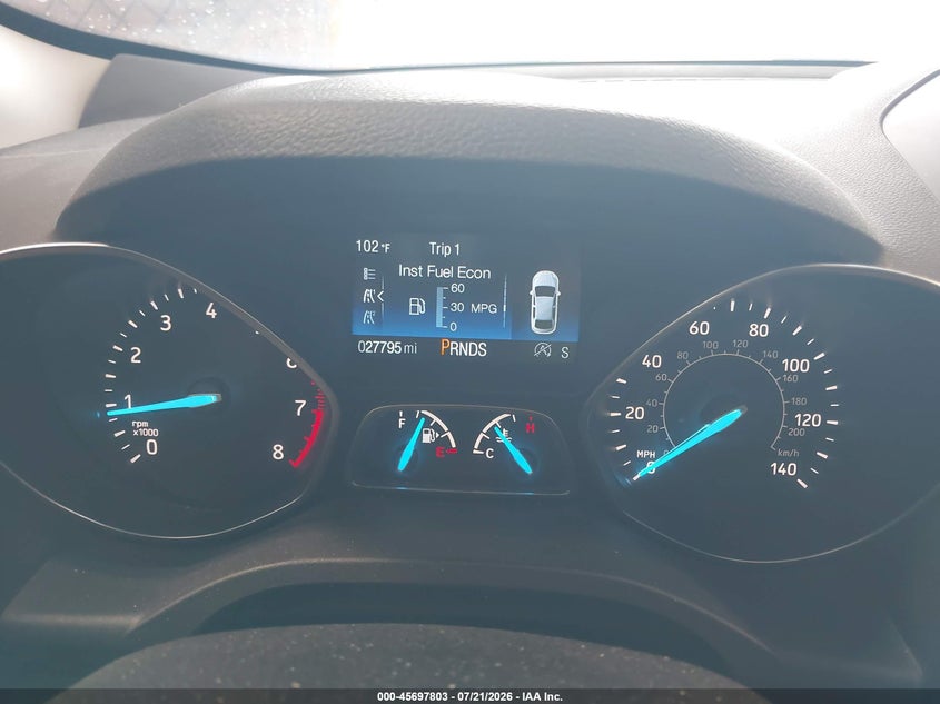 2017 Ford Escape VIN 1FMCU9GD5HUB08726 IAAI salvage auction — NORMAL WEAR, Sf97 (Nevada), sold $9,400 on 2026-08-25 (photo 7)