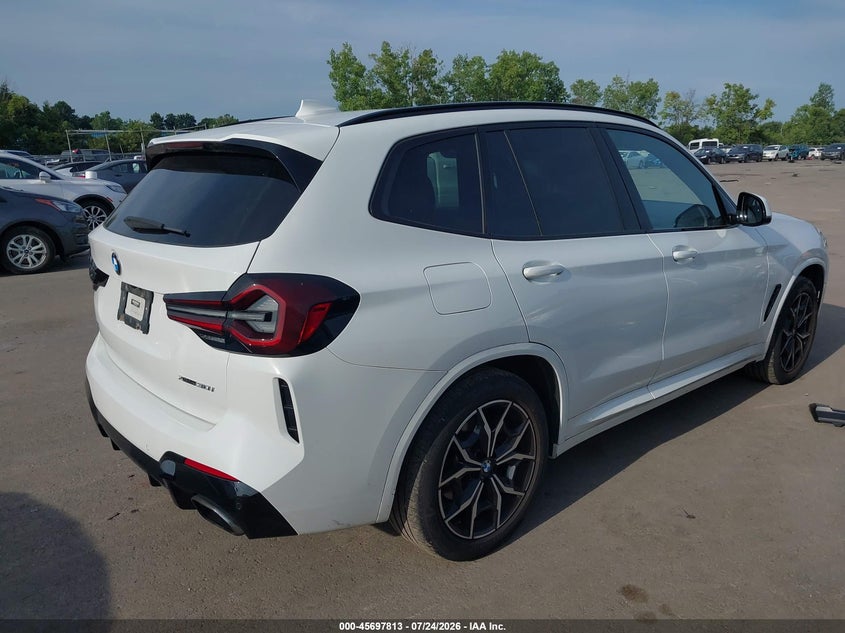 2022 BMW X3 VIN WBX57DP06NN176191 IAAI salvage auction — HAIL, Salvage (Ohio), sold $16,200 on 2026-08-01 (photo 4)
