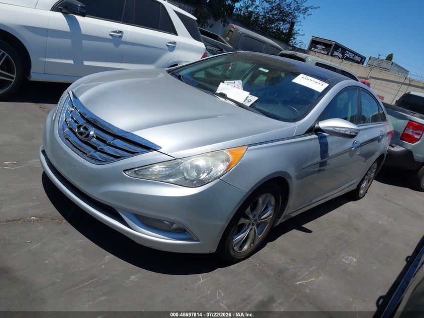 2013 Hyundai Sonata VIN 5NPEC4AC0DH632874 IAAI salvage auction — RIGHT FRONT, Salvage Certificate (California), sold $1,000 on 2026-08-01 (photo 2)