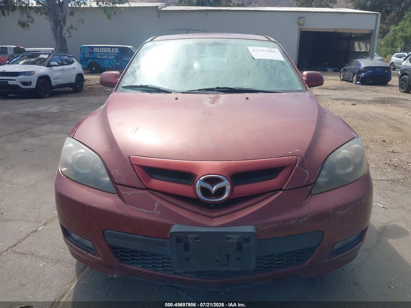 2009 Mazda 3 VIN JM1BK344891198108 IAAI salvage auction — NORMAL WEAR, Salvage Title - Dealer (California), sold $275 on 2026-07-28 (photo 6)