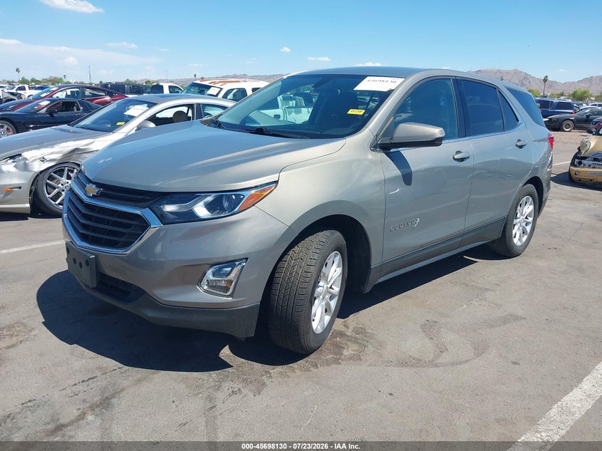 2018 Chevrolet Equinox VIN 3GNAXJEV1JS576675 IAAI salvage auction — RIGHT FRONT, Wait Title, sold $3,650 on 2026-08-03 (photo 2)