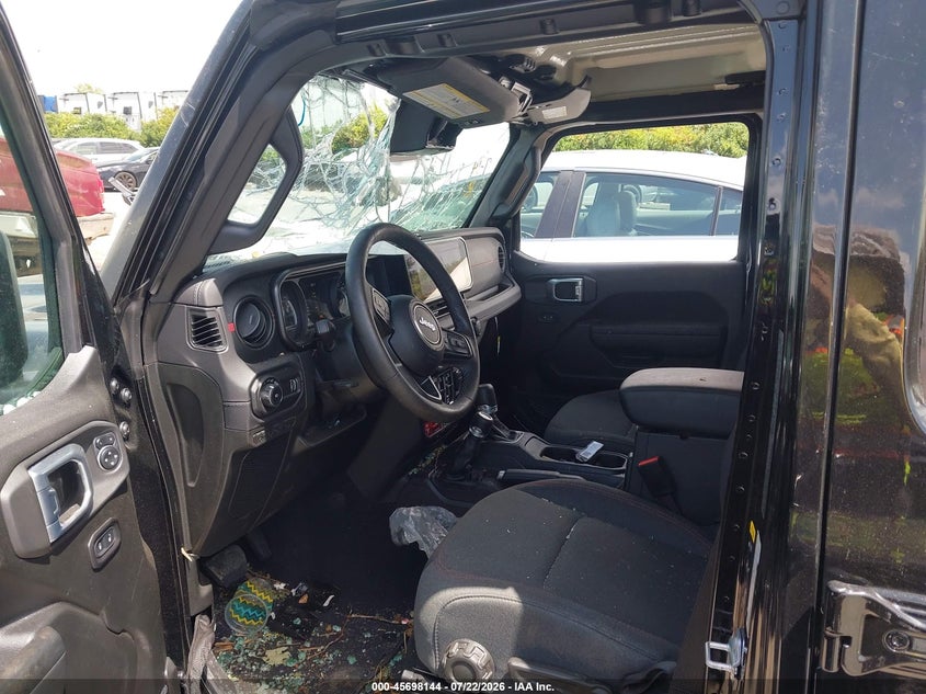 2026 Jeep Wrangler / VIN 1C4PJXFGXTW301451 IAAI salvage auction — FRONT END, Enterprise Vehicles Clear Only (North Carolina), sold $12,100 on 2026-07-29 (photo 5)