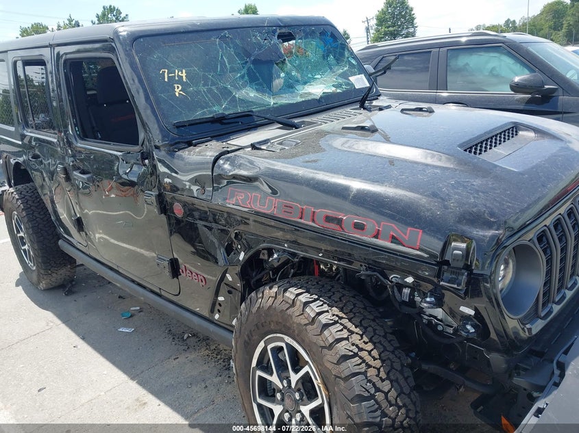2026 Jeep Wrangler / VIN 1C4PJXFGXTW301451 IAAI salvage auction — FRONT END, Enterprise Vehicles Clear Only (North Carolina), sold $12,100 on 2026-07-29 (photo 6)