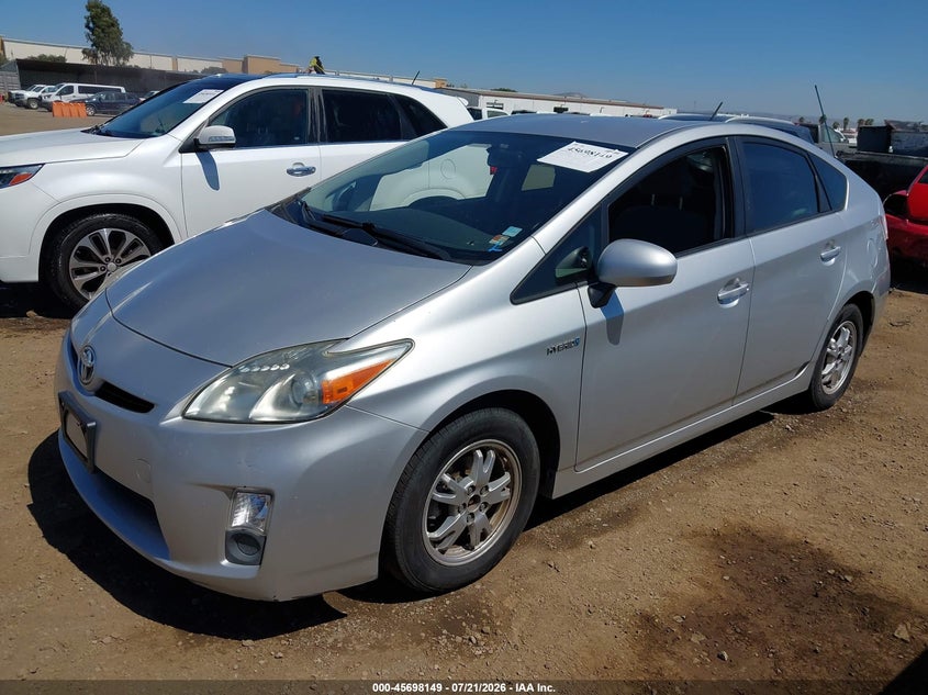2010 Toyota Prius VIN JTDKN3DUXA0089926 IAAI salvage auction — NORMAL WEAR, Clear - Dealer Only (California), sold $525 on 2026-07-29 (photo 2)