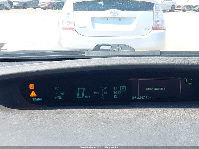 2010 Toyota Prius VIN JTDKN3DUXA0089926 IAAI salvage auction — NORMAL WEAR, Clear - Dealer Only (California), sold $525 on 2026-07-29 (photo 7)