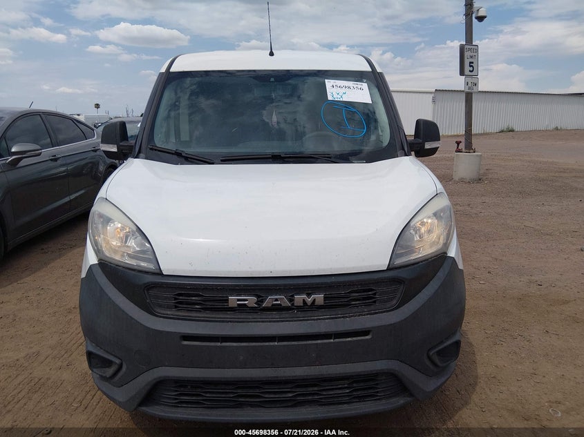 2021 Ram Promaster city VIN ZFBHRFAB3M6U27934 IAAI salvage auction — NORMAL WEAR, Salvage Title, sold $725 on 2026-07-28 (photo 6)