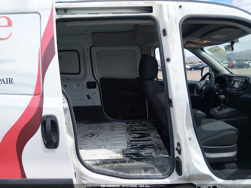 2021 Ram Promaster city VIN ZFBHRFAB3M6U27934 IAAI salvage auction — NORMAL WEAR, Salvage Title, sold $725 on 2026-07-28 (photo 8)