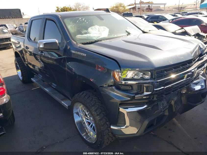 2020 Chevrolet Silverado VIN 3GCPWCED6LG332907 IAAI salvage auction — FRONT END, Salvage Title, sold $8,250 on 2026-09-16 (photo 1)