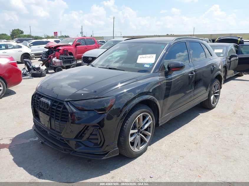2021 Audi Q3 VIN WA1DECF38M1060026 IAAI salvage auction — FRONT END, Salvage Title, sold $9,775 on 2026-09-09 (photo 2)