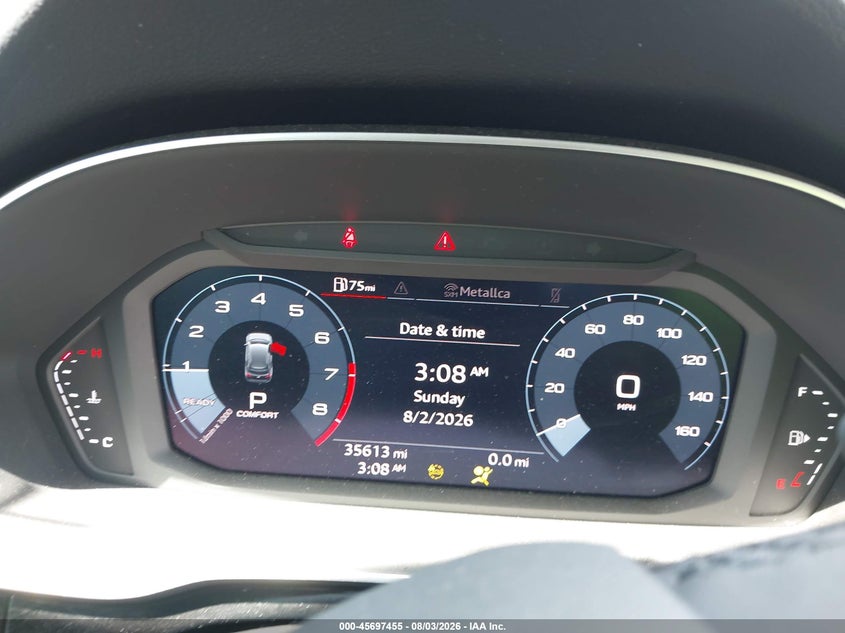 2021 Audi Q3 VIN WA1DECF38M1060026 IAAI salvage auction — FRONT END, Salvage Title, sold $9,775 on 2026-09-09 (photo 7)