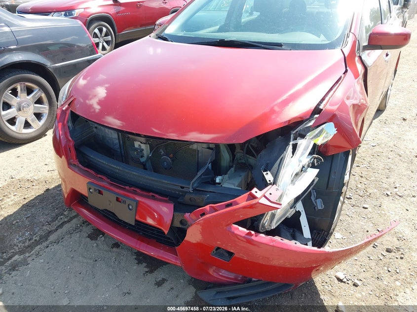 2014 Nissan Sentra VIN 3N1AB7AP1EY338574 IAAI salvage auction — FRONT END, Salvage Title, sold $475 on 2026-08-22 (photo 6)