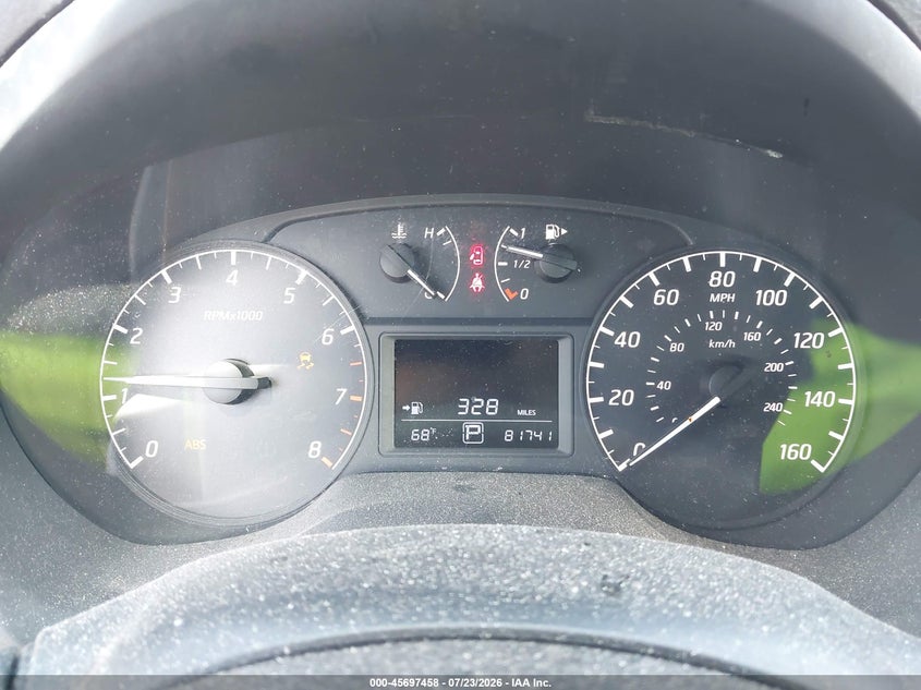 2014 Nissan Sentra VIN 3N1AB7AP1EY338574 IAAI salvage auction — FRONT END, Salvage Title, sold $475 on 2026-08-22 (photo 7)