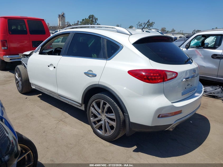 2017 Infiniti Qx50 VIN JN1BJ0RP2HM381699 IAAI salvage auction — LEFT FRONT, Salvage (California), sold $2,000 on 2026-08-20 (photo 3)