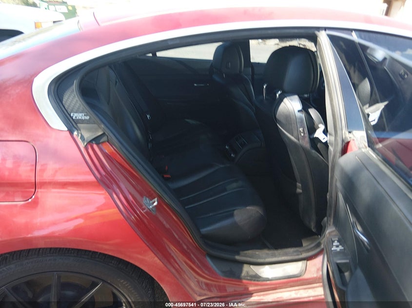 2013 BMW 6er VIN WBA6A0C58DDF14238 IAAI salvage auction — LEFT FRONT, Salvage Title, sold $2,700 on 2026-08-29 (photo 8)