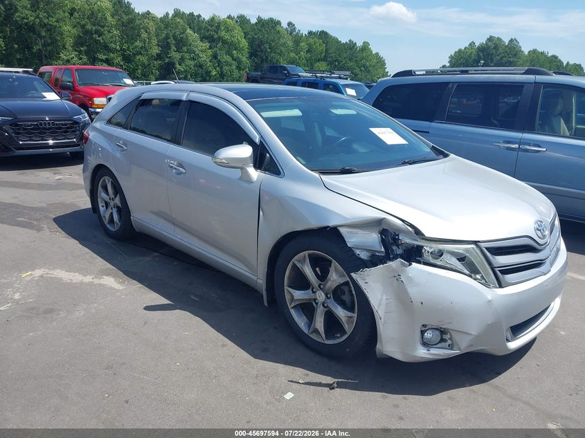 2013 Toyota Venza VIN 4T3BK3BB2DU081362 IAAI salvage auction — RIGHT FRONT, Salvage Title, sold $7,325 on 2026-08-19 (photo 1)
