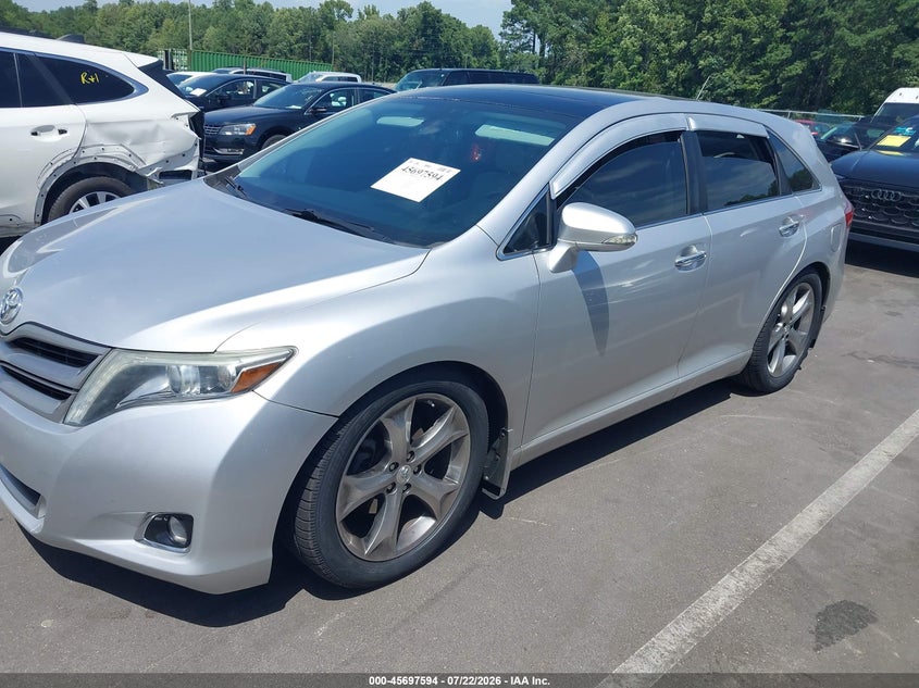 2013 Toyota Venza VIN 4T3BK3BB2DU081362 IAAI salvage auction — RIGHT FRONT, Salvage Title, sold $7,325 on 2026-08-19 (photo 2)