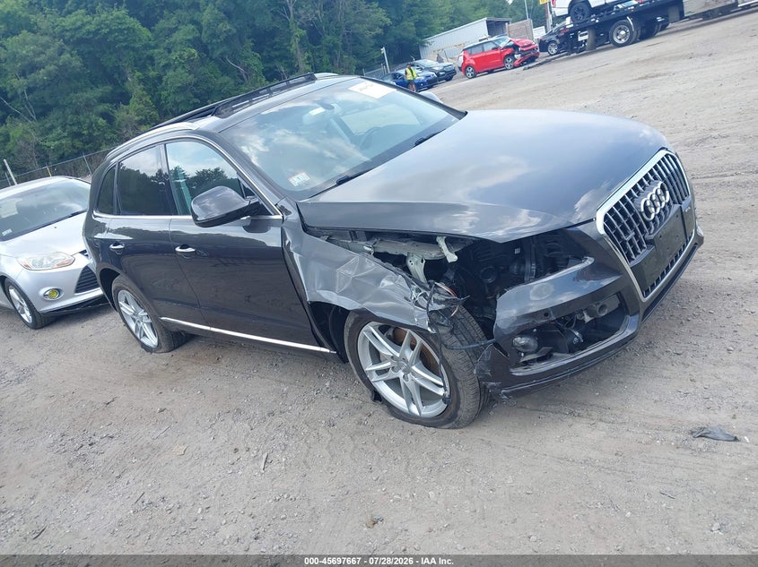 2017 Audi Q5 VIN WA1L2AFP4HA012699 IAAI salvage auction — RIGHT SIDE, Salvage (Massachusetts), sold $4,300 on 2026-08-19 (photo 1)