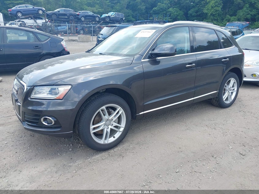 2017 Audi Q5 VIN WA1L2AFP4HA012699 IAAI salvage auction — RIGHT SIDE, Salvage (Massachusetts), sold $4,300 on 2026-08-19 (photo 2)