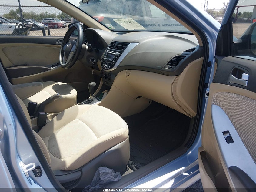 2012 Hyundai Accent VIN KMHCT4AE7CU229046 IAAI salvage auction — NORMAL WEAR, Clear (Louisiana), sold $275 on 2026-07-29 (photo 5)