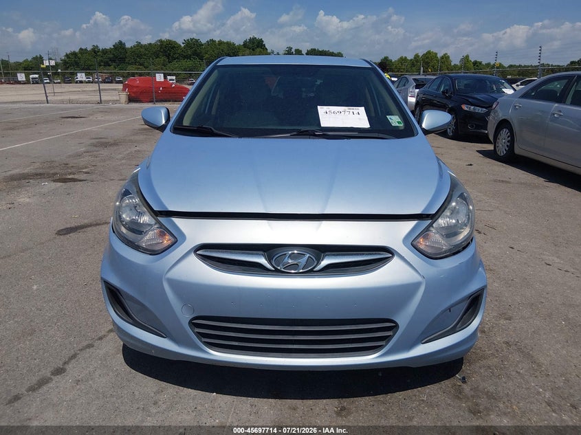 2012 Hyundai Accent VIN KMHCT4AE7CU229046 IAAI salvage auction — NORMAL WEAR, Clear (Louisiana), sold $275 on 2026-07-29 (photo 6)