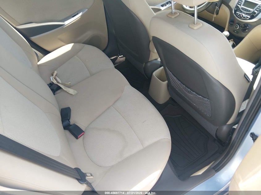 2012 Hyundai Accent VIN KMHCT4AE7CU229046 IAAI salvage auction — NORMAL WEAR, Clear (Louisiana), sold $275 on 2026-07-29 (photo 8)