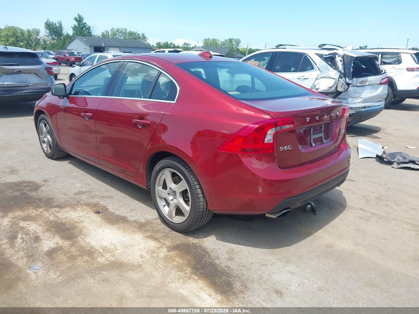 2013 Volvo S60 VIN YV1612FS1D2180623 IAAI salvage auction — HAIL, Salvage (Ohio), sold $700 on 2026-08-05 (photo 3)
