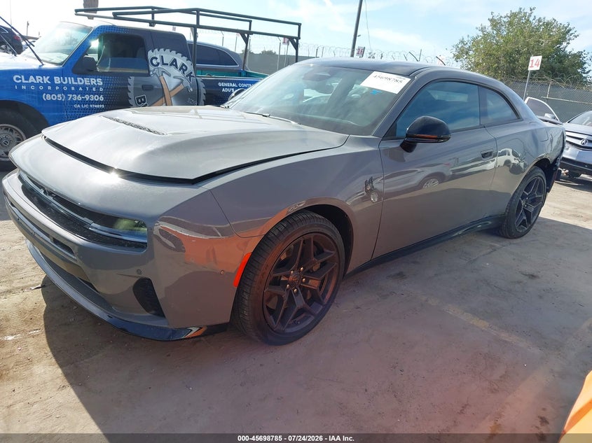 2026 Dodge Charger VIN 2C3CDAMP7TR228980 IAAI salvage auction — REAR END, Salvage (California), sold $27,750 on 2026-08-07 (photo 2)