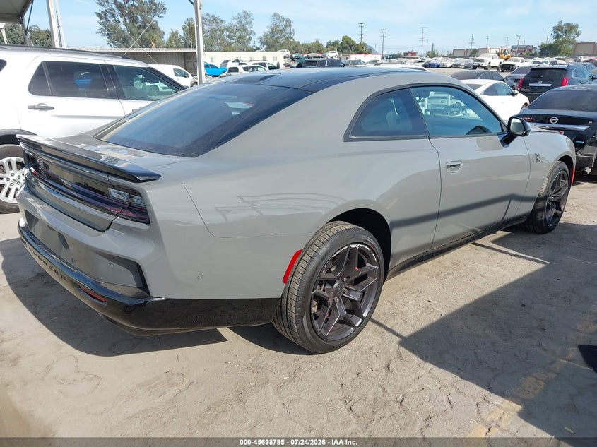 2026 Dodge Charger VIN 2C3CDAMP7TR228980 IAAI salvage auction — REAR END, Salvage (California), sold $27,750 on 2026-08-07 (photo 4)