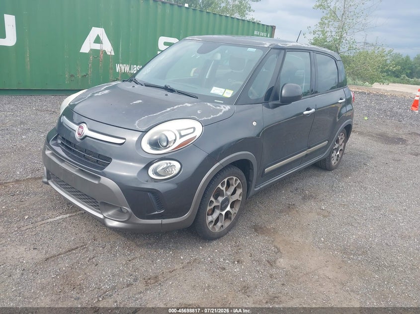2014 Fiat 500l VIN ZFBCFADH0EZ017808 IAAI salvage auction — NORMAL WEAR, Clear (New York), sold $450 on 2026-08-04 (photo 2)