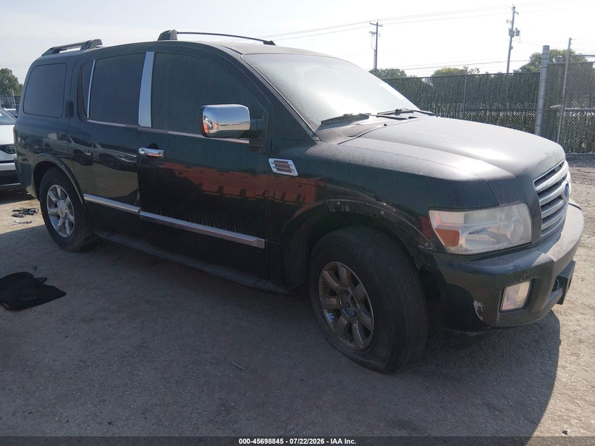 2004 Infiniti Qx56 VIN 5N3AA08C44N810646 IAAI salvage auction — RIGHT FRONT, Clear (Kansas), sold $350 on 2026-07-24 (photo 1)