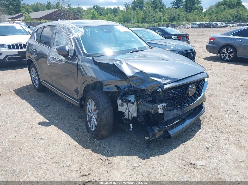 2025 Mazda Cx-5 VIN JM3KFBCL9S0560862 IAAI salvage auction — FRONT END, Salvage Title, sold $25 on 2026-07-31 (photo 1)