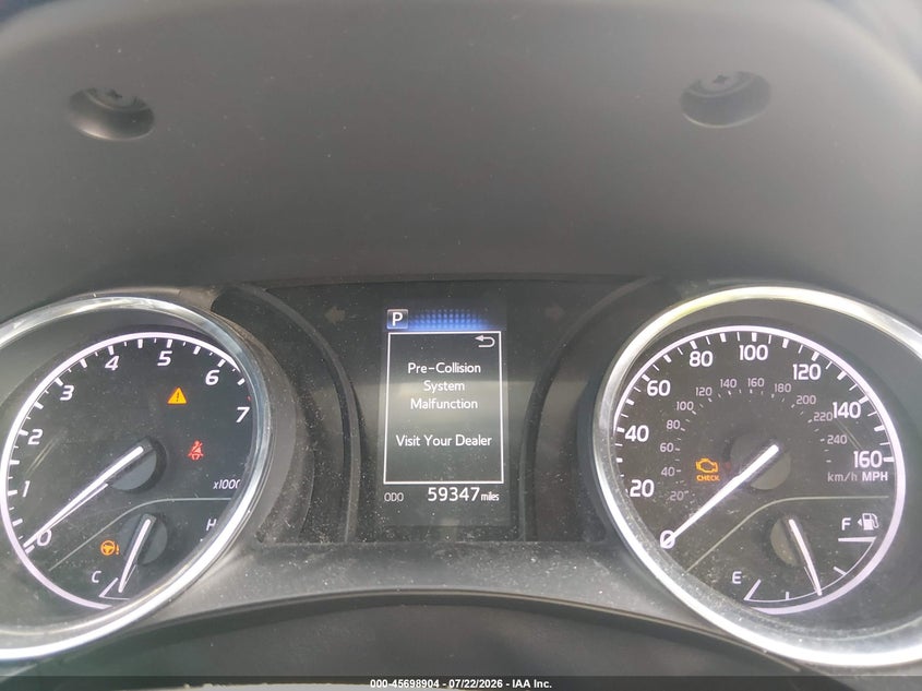 2020 Toyota Camry VIN 4T1G11AK5LU350024 IAAI salvage auction — FRONT END, Salvage (Nevada), sold $7,300 on 2026-07-31 (photo 7)