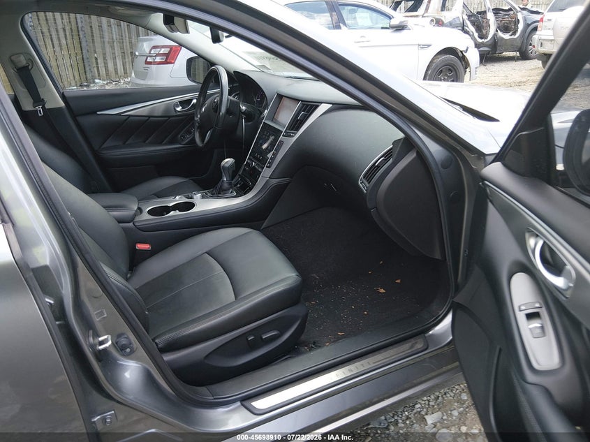 2015 Infiniti Q50 VIN JN1BV7AP5FM338061 IAAI salvage auction — NORMAL WEAR, Clear (Virginia), sold $525 on 2026-07-27 (photo 5)