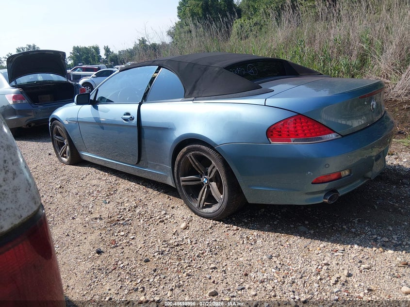 2007 BMW 6 series VIN WBAEK13507CN80689 IAAI salvage auction — NORMAL WEAR, Clear (Maryland), sold $125 on 2026-07-30 (photo 3)