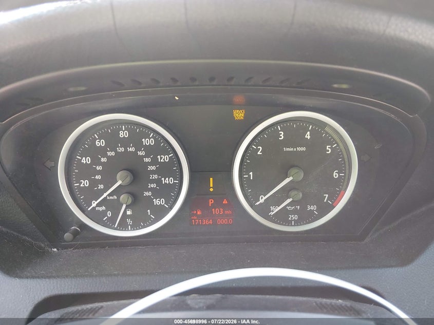 2007 BMW 6 series VIN WBAEK13507CN80689 IAAI salvage auction — NORMAL WEAR, Clear (Maryland), sold $125 on 2026-07-30 (photo 7)