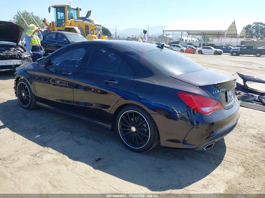 2016 Mercedes-benz Cla-klasse VIN WDDSJ4GB0GN365009 IAAI salvage auction — FRONT END, Salvage (California), sold $3,600 on 2026-08-13 (photo 3)