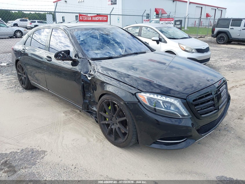2016 Mercedes-benz S class VIN WDDUG8FB2GA210873 IAAI salvage auction — RIGHT FRONT, Salvage (Idaho), sold $1,300 on 2026-07-29 (photo 1)