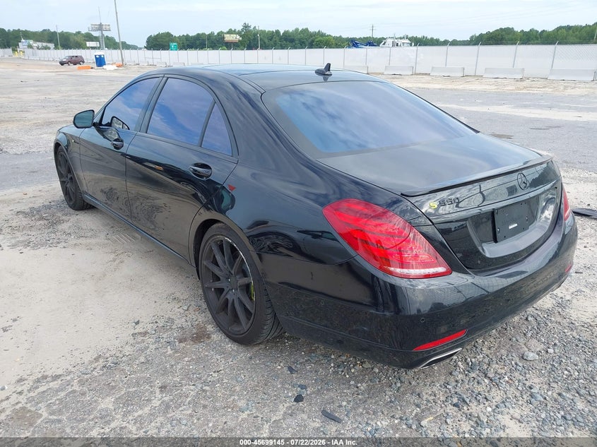 2016 Mercedes-benz S class VIN WDDUG8FB2GA210873 IAAI salvage auction — RIGHT FRONT, Salvage (Idaho), sold $1,300 on 2026-07-29 (photo 3)