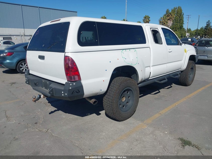 2008 Toyota Tacoma VIN 5TEUU42N98Z503754 IAAI salvage auction — LEFT REAR, Salvage (California), sold $5,600 on 2026-08-03 (photo 4)