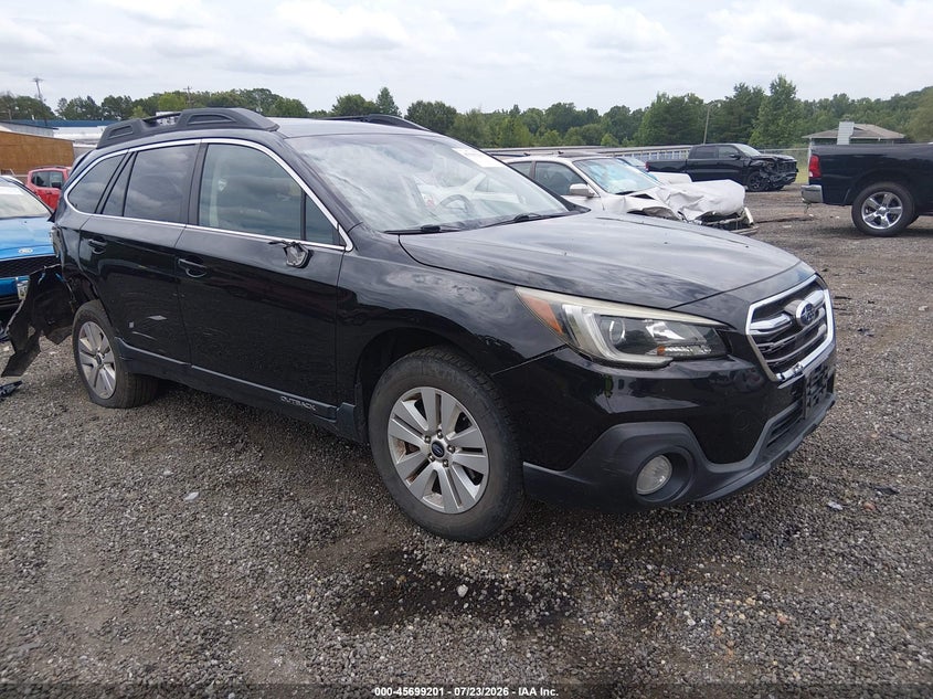 2018 Subaru Outback VIN 4S4BSAFC2J3215868 IAAI salvage auction — REAR END, Wait Title, sold $25 on 2026-10-08 (photo 1)