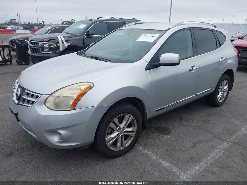 2013 Nissan Rogue VIN JN8AS5MV0DW604866 IAAI salvage auction — NORMAL WEAR, Clear - Dealer Only (California), sold $975 on 2026-07-30 (photo 2)