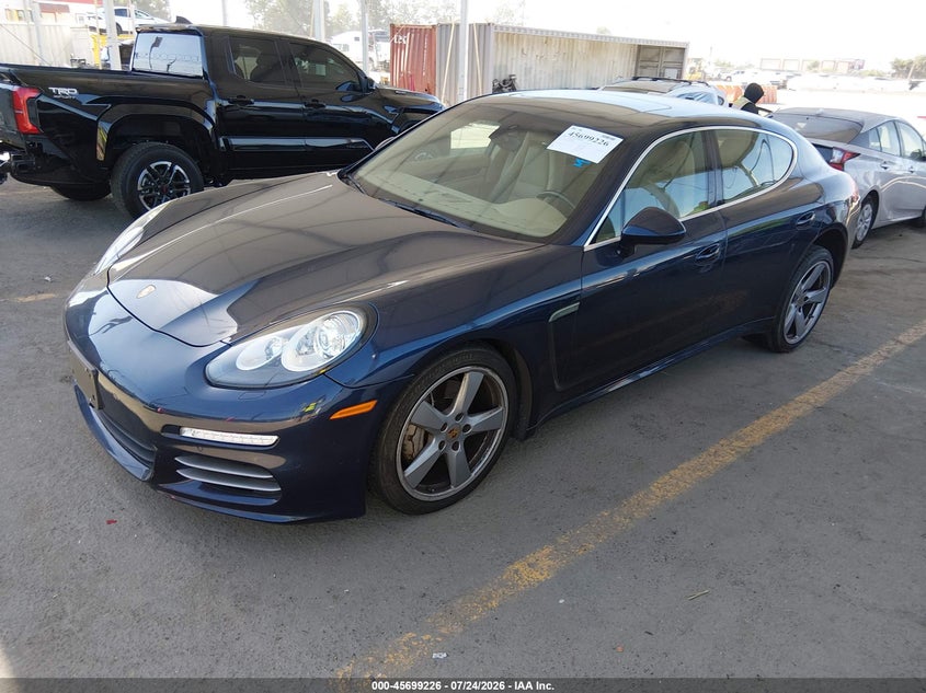 2015 Porsche Panamera VIN WP0AB2A73FL050274 IAAI salvage auction — SIDE, Salvage (California), sold $6,100 on 2026-08-10 (photo 2)