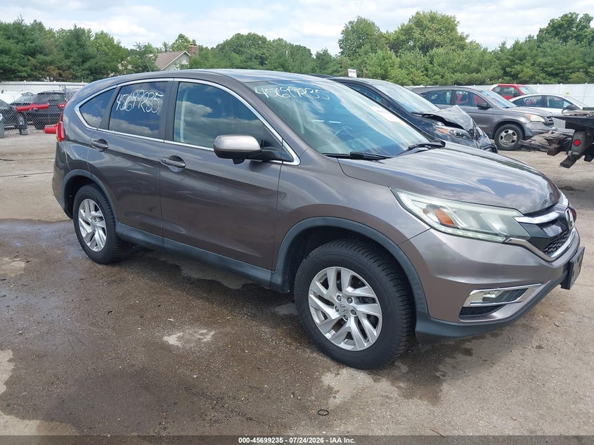 2015 Honda Cr-v VIN 2HKRM4H58FH666568 IAAI salvage auction — REAR END, Salvage Title, sold $6,700 on 2026-08-20 (photo 1)