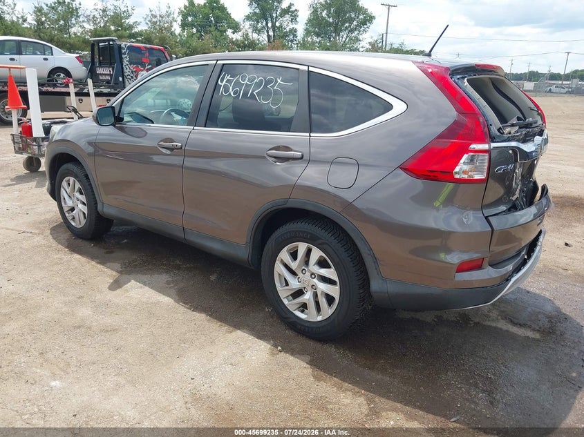 2015 Honda Cr-v VIN 2HKRM4H58FH666568 IAAI salvage auction — REAR END, Salvage Title, sold $6,700 on 2026-08-20 (photo 3)
