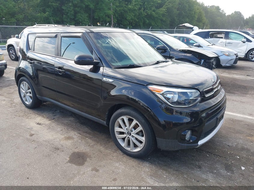 2018 Kia Soul VIN KNDJP3A59J7547966 IAAI salvage auction — NORMAL WEAR, Clear (North Carolina), sold $525 on 2026-07-30 (photo 1)
