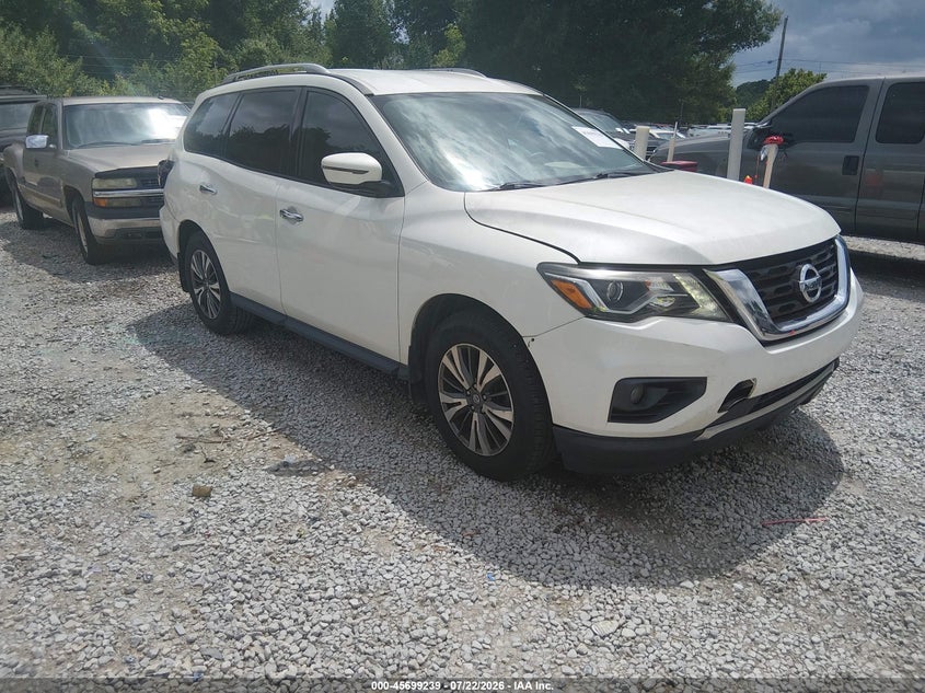 2017 Nissan Pathfinder VIN 5N1DR2MN8HC620352 IAAI salvage auction — NORMAL WEAR, Clear (Alabama), sold $675 on 2026-08-31 (photo 1)